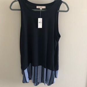 Navy Blue Loft Top